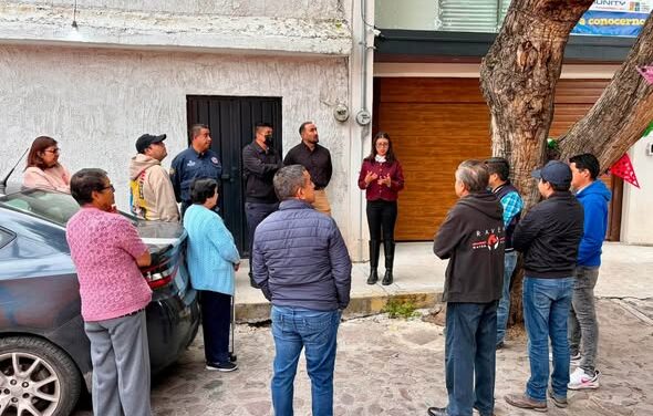CAAMTROH atiende solicitudes ciudadanas sobre agua potable y drenaje en la colonia San Francisco
