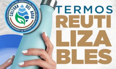 CAAMTROH promueve el uso de termos reutilizables para fortalecer la Cultura del Agua