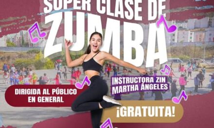 Sistema DIF Atotonilco de Tula invita a Súper Clase de Zumba para promover la activación física