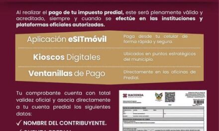 ¡Protege tu patrimonio! Realiza tu pago de impuesto predial en Tula de Allende a través de los diferentes canales autorizados.