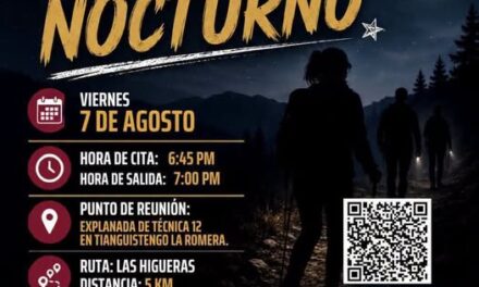 Gobierno de Tepeji del Río realizará senderismo nocturno por el Mes de la Juventud