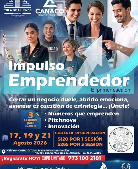 Gobierno Municipal de Tula de Allende impulsa la capacitación para emprendedores