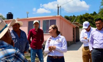 Supervisa Gobierno Municipal de Tepeji del Río avances en pavimentación de calle 3 de Mayo en Santa María Magdalena