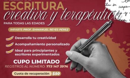 Abren segundo grupo del Taller de Escritura Creativa y Terapéutica en Atotonilco de Tula