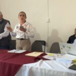 Mesa de trabajo con habitantes de Cantera de Villagrán