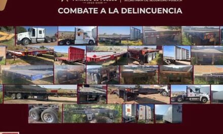 SSPH recupera 33 unidades robadas de autotransporte federal, tras desmantelar un predio clandestino