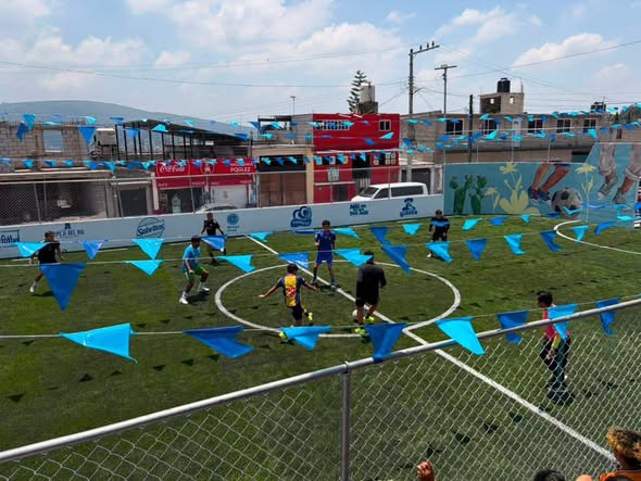 Inauguran nueva Cancha El Huracán con torneo juvenil 5×5 en Tepeji del Río
