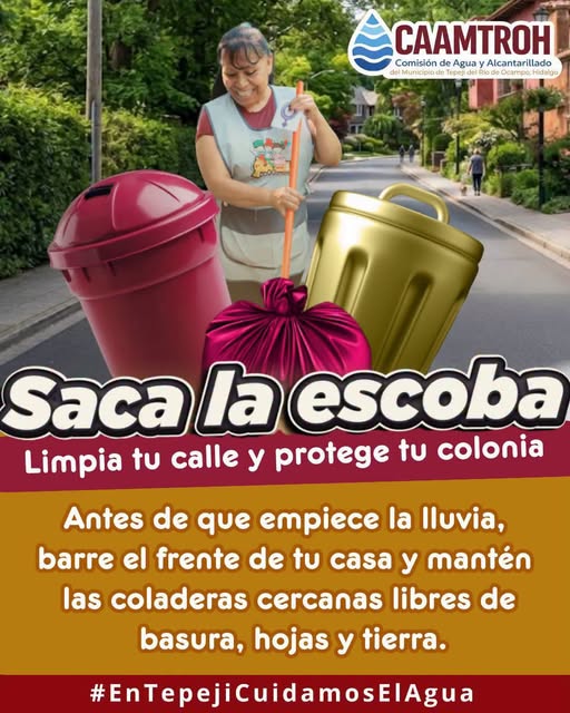 Llaman a realizar limpieza preventiva para evitar encharcamientos en Tepeji