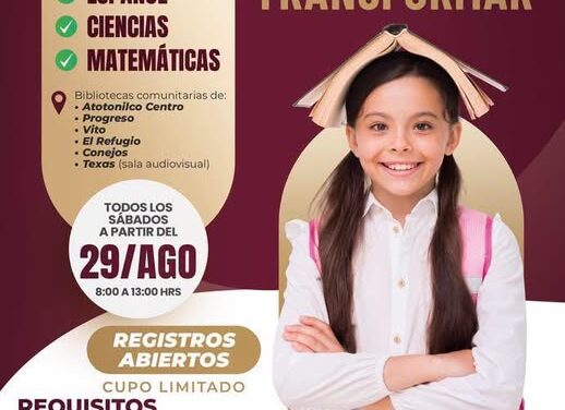 Reanudan programa 𝗔𝘂𝗹𝗮𝘀 𝗔𝗯𝗶𝗲𝗿𝘁𝗮𝘀: 𝗔𝗽𝗿𝗲𝗻𝗱𝗲𝗿 𝗽𝗮𝗿𝗮 𝗧𝗿𝗮𝗻𝘀𝗳𝗼𝗿𝗺𝗮𝗿 en Atotonilco de Tula