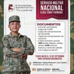 Convocan a jóvenes de Atotonilco de Tula a tramitar su Cartilla del Servicio Militar Nacional