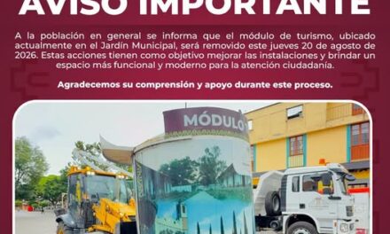 Reubicarán módulo de atención turística de Tula de Allende