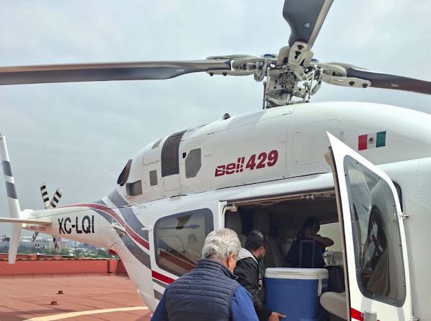 Secretaría de Salud de Hidalgo coordina traslado aéreo de órganos para salvar vidas