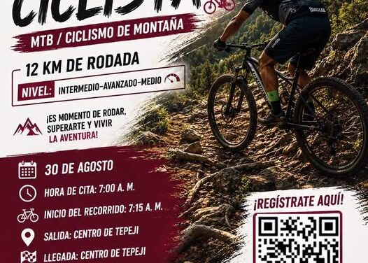 Tepeji del Río anuncia rodada ciclista MTB de 12 kilómetros