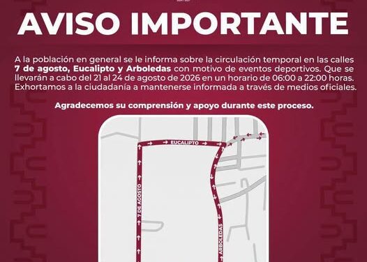 Aviso a la población tulense