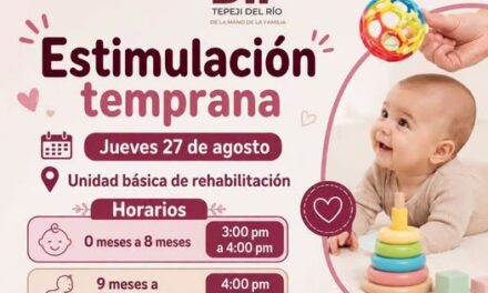 DIF Tepeji del Río invita a participar en sesiones de estimulación temprana