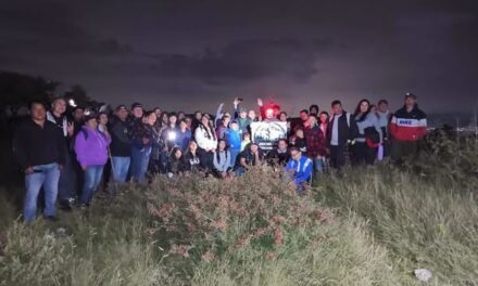 Realizan ruta de senderismo nocturno “Ruta de las Perseidas” en Atotonilco de Tula