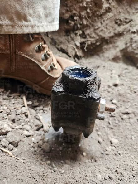 EN CATEO, FGR AEGURA E INHABILITA UNA TOMA CLANDESTINA DE HIDROCARBURO EN HIDALGO