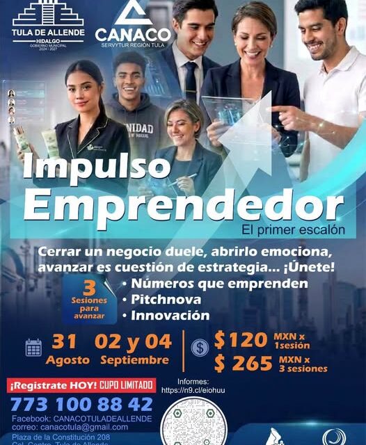 Impulsan programa para fortalecer el emprendimiento en Tula de Allende
