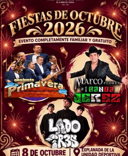 Tepeji del Río anuncia cartelera de las Fiestas de Octubre 2026