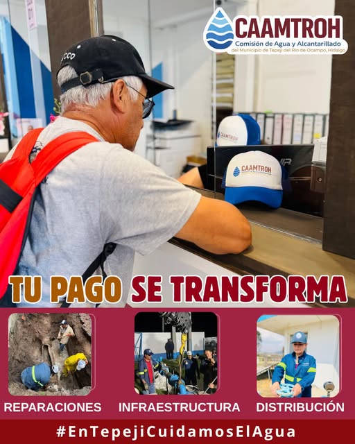 Pago puntual de usuarios permite fortalecer los servicios de agua en Tepeji del Río
