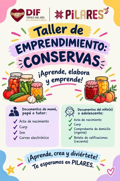 Abren inscripciones para nuevos talleres en el área de PILARES del DIF Tepeji