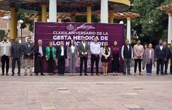 Conmemoran en Tula de Allende la Gesta Heroica de los Niños Héroes