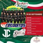 No te pierdas la presentación de la Banda los Recoditos en la Feria de las Fiestas Patrias en Tula de Allende