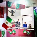 Cristhian Martínez encabeza el Grito de Independencia en Tula