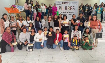 Entregan becas PILARES 2026 a niñas, niños y adolescentes de la región Tula