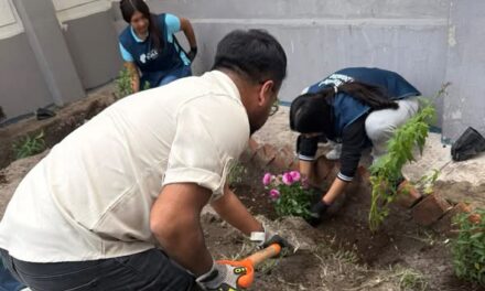 Impulsan jardín de polinizadores en la Escuela Superior Atotonilco de Tula