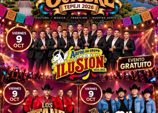 Presentan cartelera de las Fiestas de Octubre 2026 en Tepeji del Río