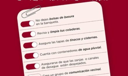 En esta temporada de lluvias, la prevención es la clave