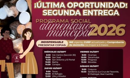 Inicia en Atotonilco de Tula la segunda entrega del Programa Social Alimentario Municipal 2026