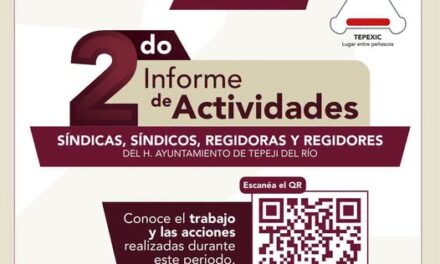 Ayuntamiento de Tepeji del Río presenta Segundo Informe de Actividades del Cabildo