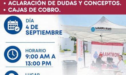 CAAMTROH instalará módulo de atención para vecinos de la colonia Dos Peñas