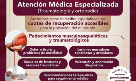 Tepeji del Río ofrece jornadas de atención médica especializada en traumatología y ortopedia