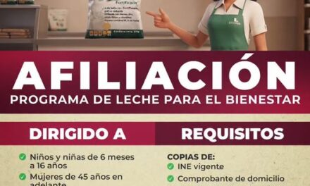 Invitan a familias de Atotonilco de Tula a incorporarse al Programa de Leche para el Bienestar