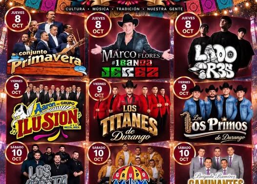 Tepeji del Río prepara cuatro días de música y entretenimiento con las Fiestas de Octubre 2026