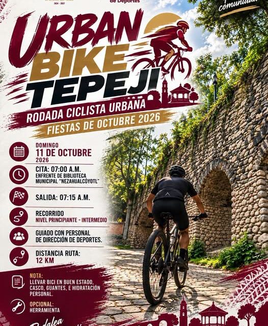 Invitan a participar en la rodada ciclista Urban Bike Tepeji