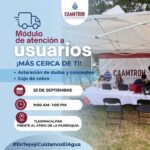 CAAMTROH acercará servicios y cajas de cobro a vecinos de Tlaxinacalpan