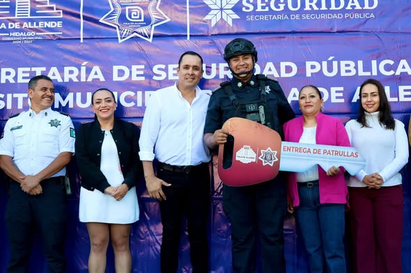 Tula de Allende incorpora cuatro nuevas patrullas para fortalecer la seguridad pública