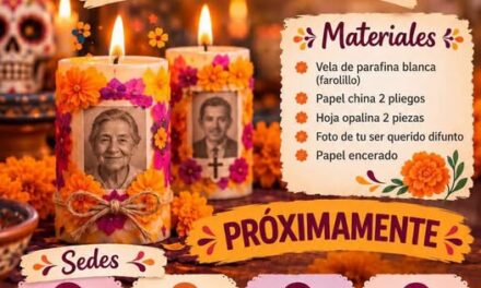 DIF Tepeji prepara Taller de Velas Eternas por Día de Muertos