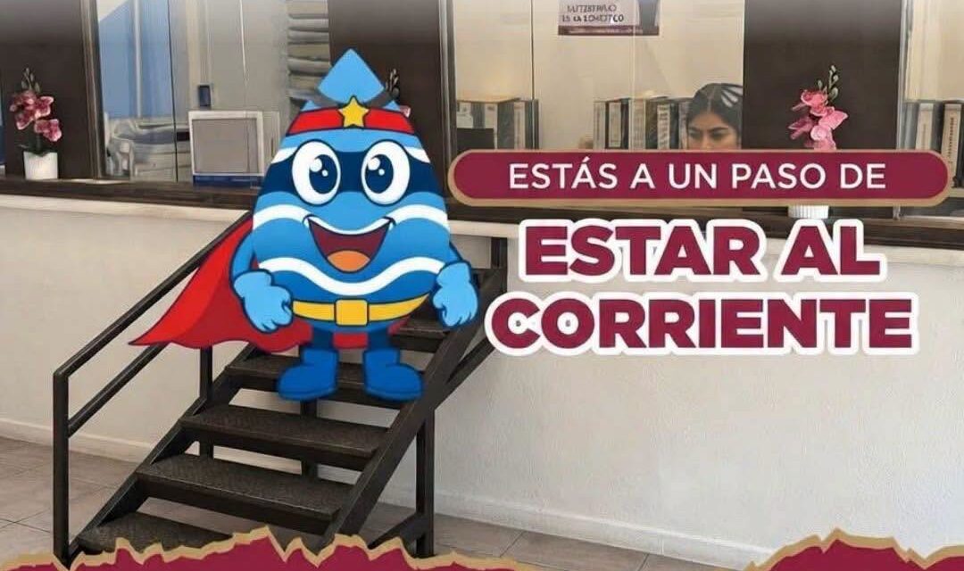 CAAMTROH ofrece hasta 100% de descuento en recargos para regularizar cuentas de agua