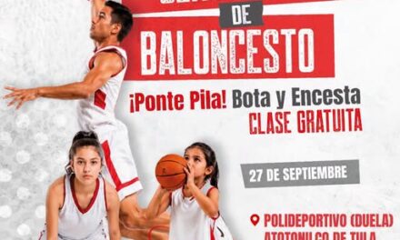 Invitan a participar en la Clase Nacional de Baloncesto en Atotonilco de Tula