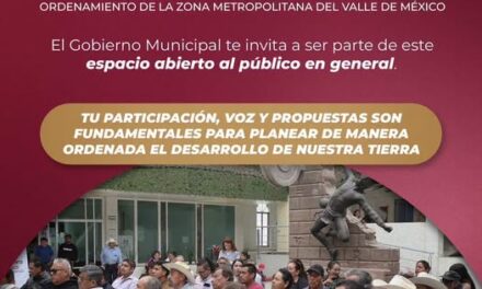 Convocan a foro sobre desarrollo urbano en Atotonilco de Tula