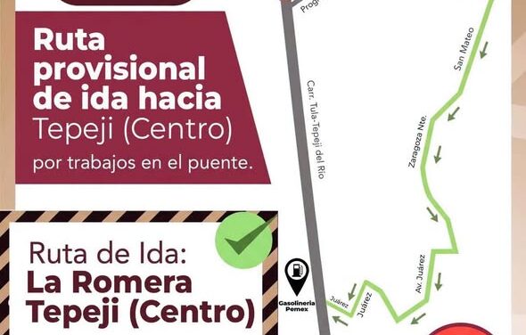 Obras en el puente La Romera provocarán cierre vial; estas son las rutas alternas