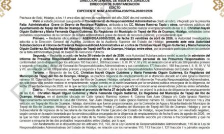 Buscan notificar a exregidoras de Tepeji por Proceso Judicial por el presunto Desvío de Recursos