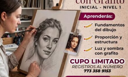 Invitan a taller de realismo con grafito en Atotonilco de Tula