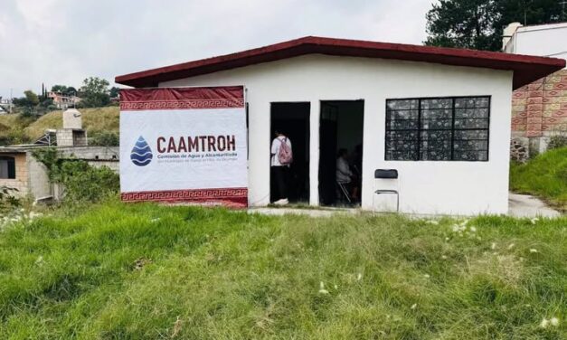 Instalan caja de atención de la Comisión de Agua en Santa Ana Azcapotzaltongo