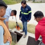 Realizan levantamiento topográfico para ampliar red de agua en Tlaxinacalpan
